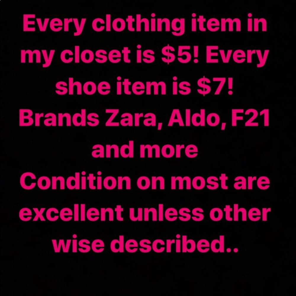 Closet sale